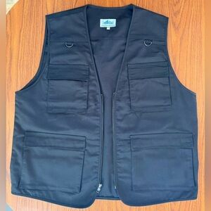 Blue Stone Safety Vest Mens XXXL Black Utility Tactical Security Concealed Carry